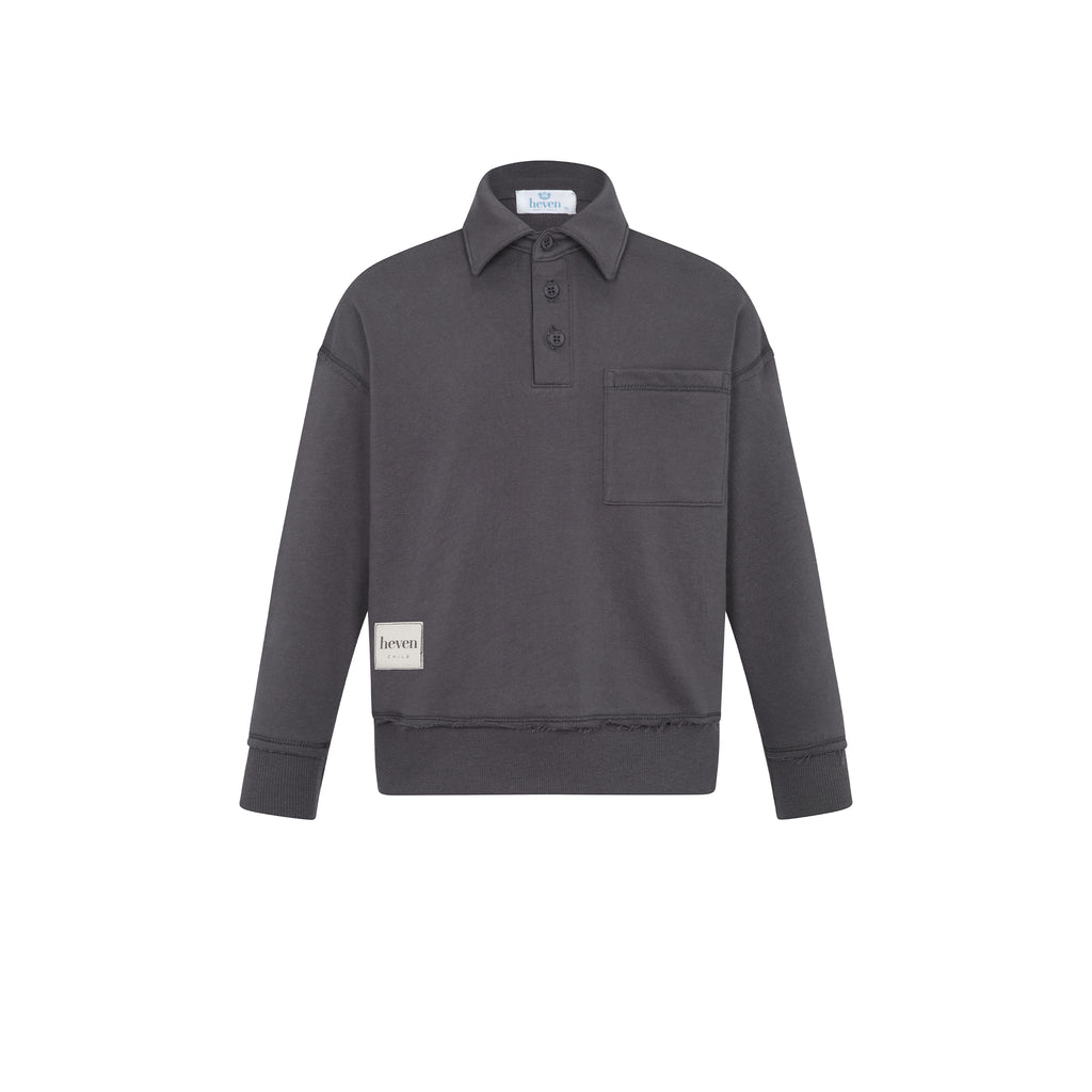 Heven Boys Polo - Grey (H75)