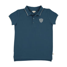 Load image into Gallery viewer, Lil Legs Logo Polo - Slate (Short Sleeve)