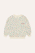 Load image into Gallery viewer, The Campamento Small Flowers Allover Baby Sweatshirt - Ecru
