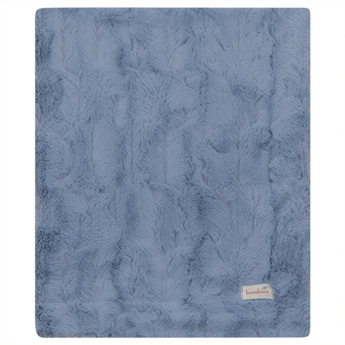 Bondoux Fuzzy Blanket - Sky Blue
