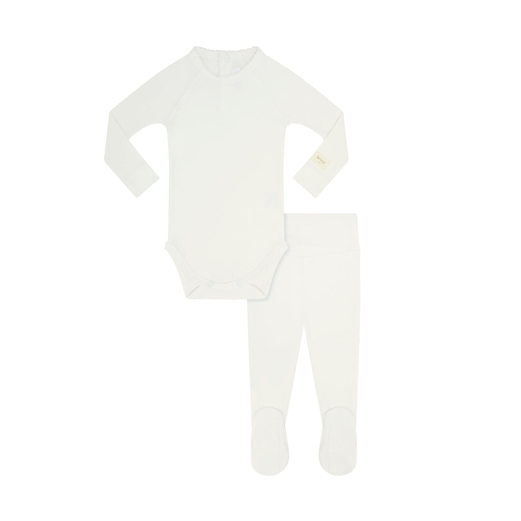 Heven Baby Two Piece Set  - Ivory (H89)