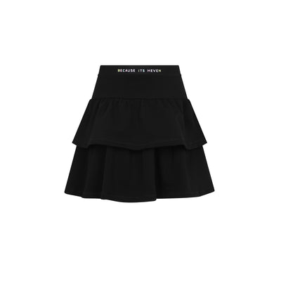 Heven Because It's Heven Tiered Skirt - Black (H83)