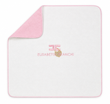 Elisabetta Franchi Embroidered Logo Padlock Blanket - Ivory/Marshmallow/Marshmallow-Gold