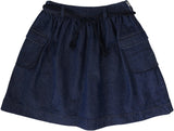 Lil Legs Denim Day Skirt - Blue Denim