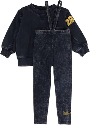 Lil Legs Wash Toddler Suspender Set - Navy
