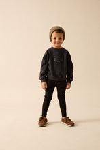 Load image into Gallery viewer, Lil Legs Stitch Studio Boys Sweatshirt - Off Black