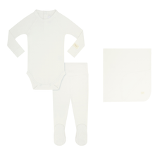 Load image into Gallery viewer, Heven Baby Two Piece Layette Set - Ivory
