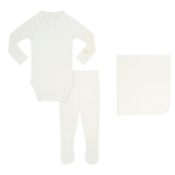 Heven Baby Two Piece Layette Set - Ivory