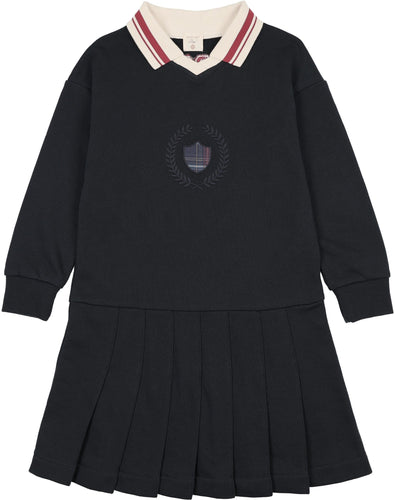 Lil Legs Fan Club Dress (NO WORDS) - Navy