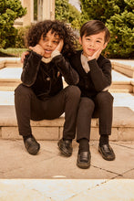 Load image into Gallery viewer, Little Parni Boys Patch Cardigan (K562) - Black