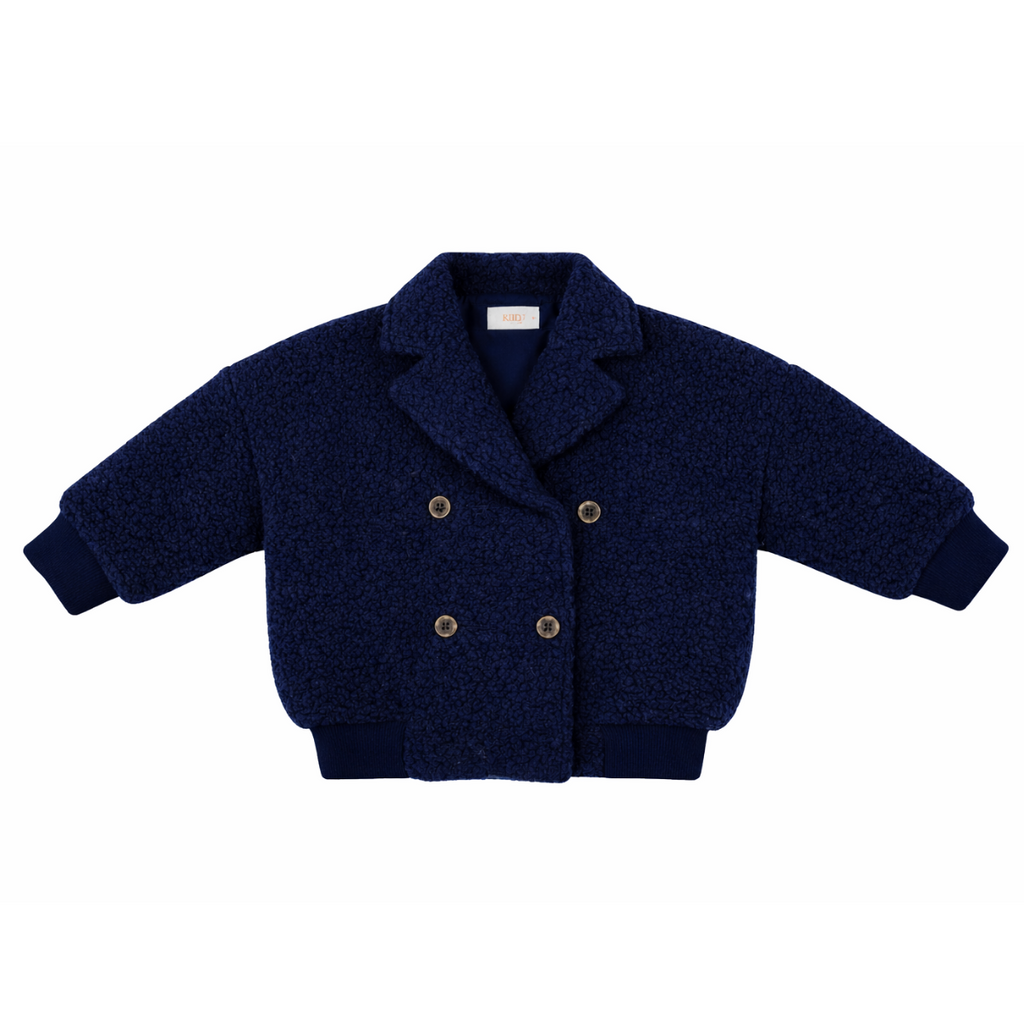 Kipp Kenny Sherpa Jacket - Navy