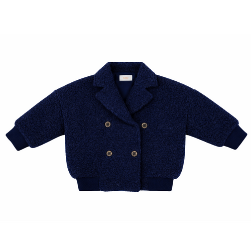 Kipp Kenny Sherpa Jacket - Navy