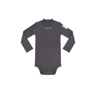 Heven Because It's Heven Turtleneck Onesie - Grey (H82)