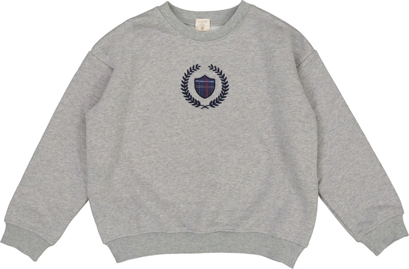 Lil Legs Fan Club Big Logo Boys Sweatshirt (NO WORDS) - Light Heather Grey