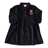 Wander & Wonder Lotte Dress - Black Corduroy