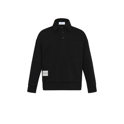 Heven Boys Polo - Black (H75)