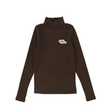 Little Parni Solid Turtleneck (K712) - Brown