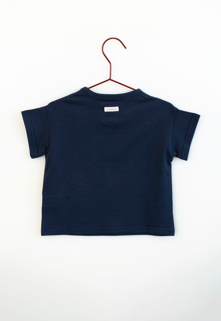 Please Mom Navy T-shirt (Short Sleeve)