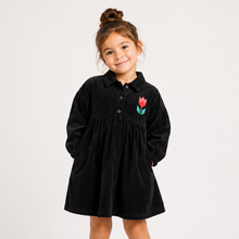 Load image into Gallery viewer, Wander &amp; Wonder Lotte Dress - Black Corduroy