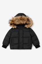 Load image into Gallery viewer, Ducc Black Coat (Natural Fur)