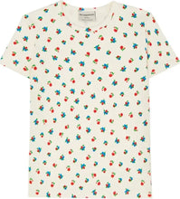 Load image into Gallery viewer, The Campamento Small Flowers Allover Tshirt - Ecru