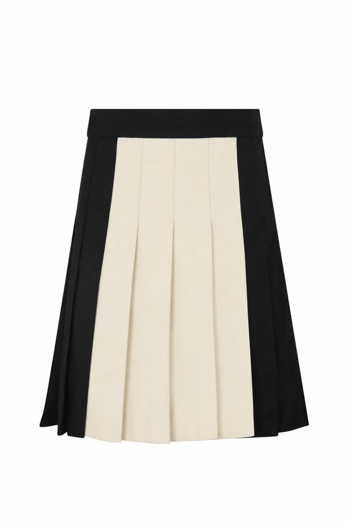 Little Parni Pleated Skirt (K683) - Black