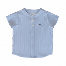 Load image into Gallery viewer, Little Parni Boys Striped Shirt (K651) - Navy Blue