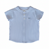 Little Parni Boys Striped Shirt (K651) - Navy Blue