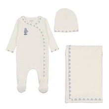 Load image into Gallery viewer, Bee &amp; Dee Dutch Baby Boy 3PC Set - Chalk White