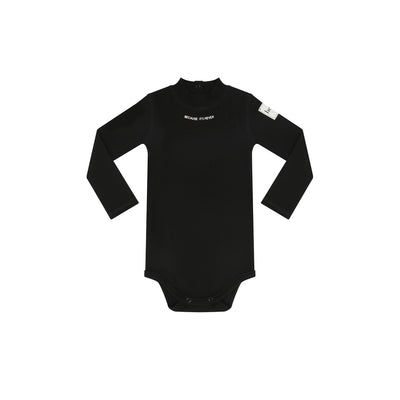 Heven Because It's Heven Turtleneck Onesie - Black (H82)
