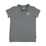 Lil Legs Logo Polo - Blue (Short Sleeve)