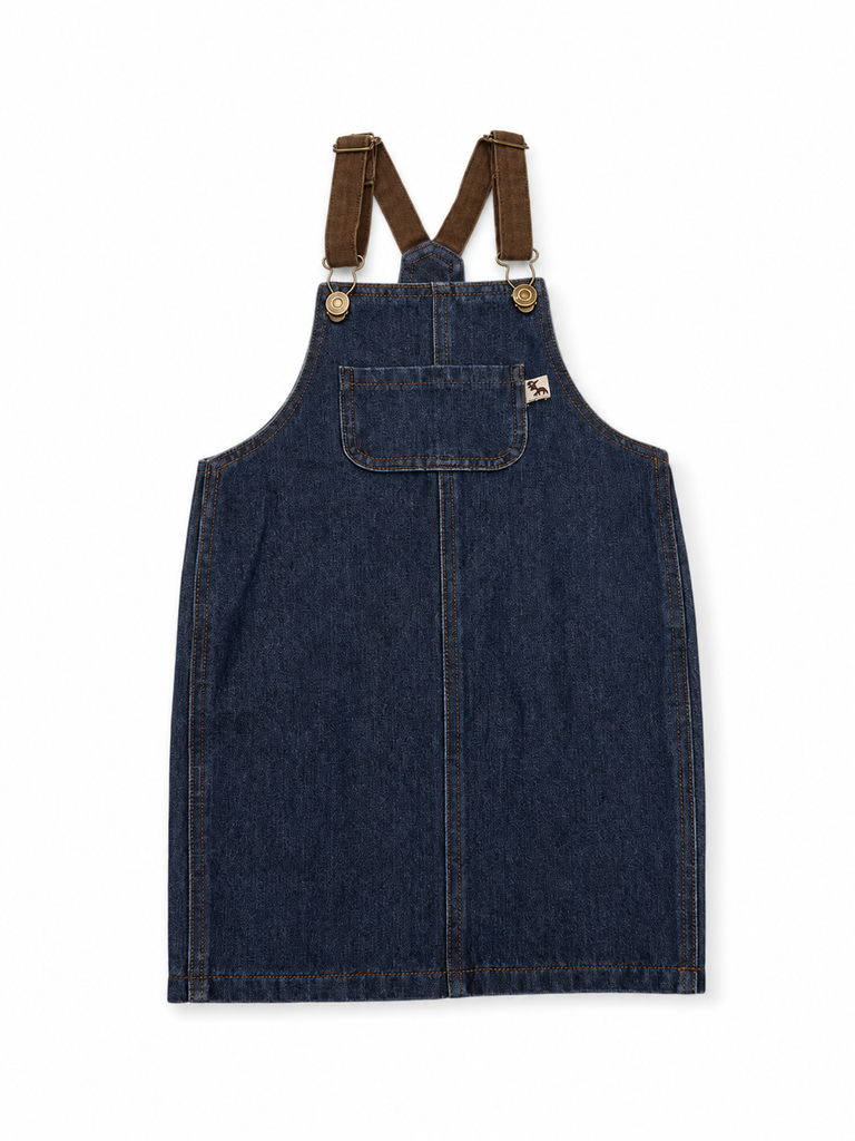 Please Mom Denim Barrel Dress