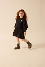 Load image into Gallery viewer, Lil Legs Mon Paris Girls Panel Dress - Black