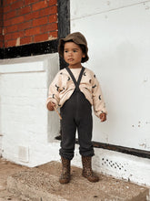 Load image into Gallery viewer, Silly Silas Roomy Footless Cotton Tights - Dark Grey Blend - Final Sale