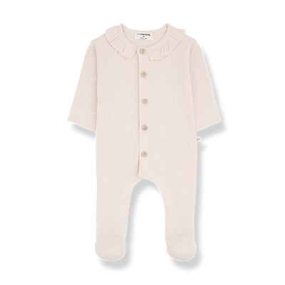 1+ in the Family Rosetta Footie - Nude