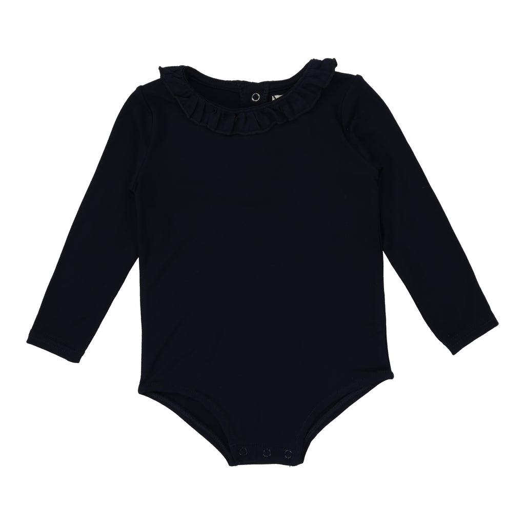 Lil legs Ruffle Onesie - Navy