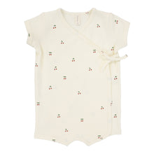 Load image into Gallery viewer, Lilette Scattered Cherry Romper - Ivory/Red