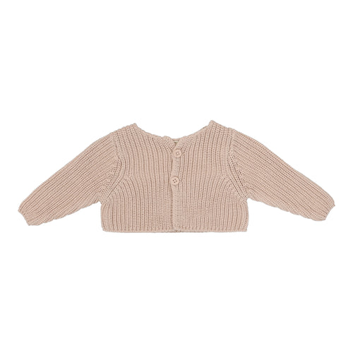 Lilette Chunky Knit Shrug - Blush