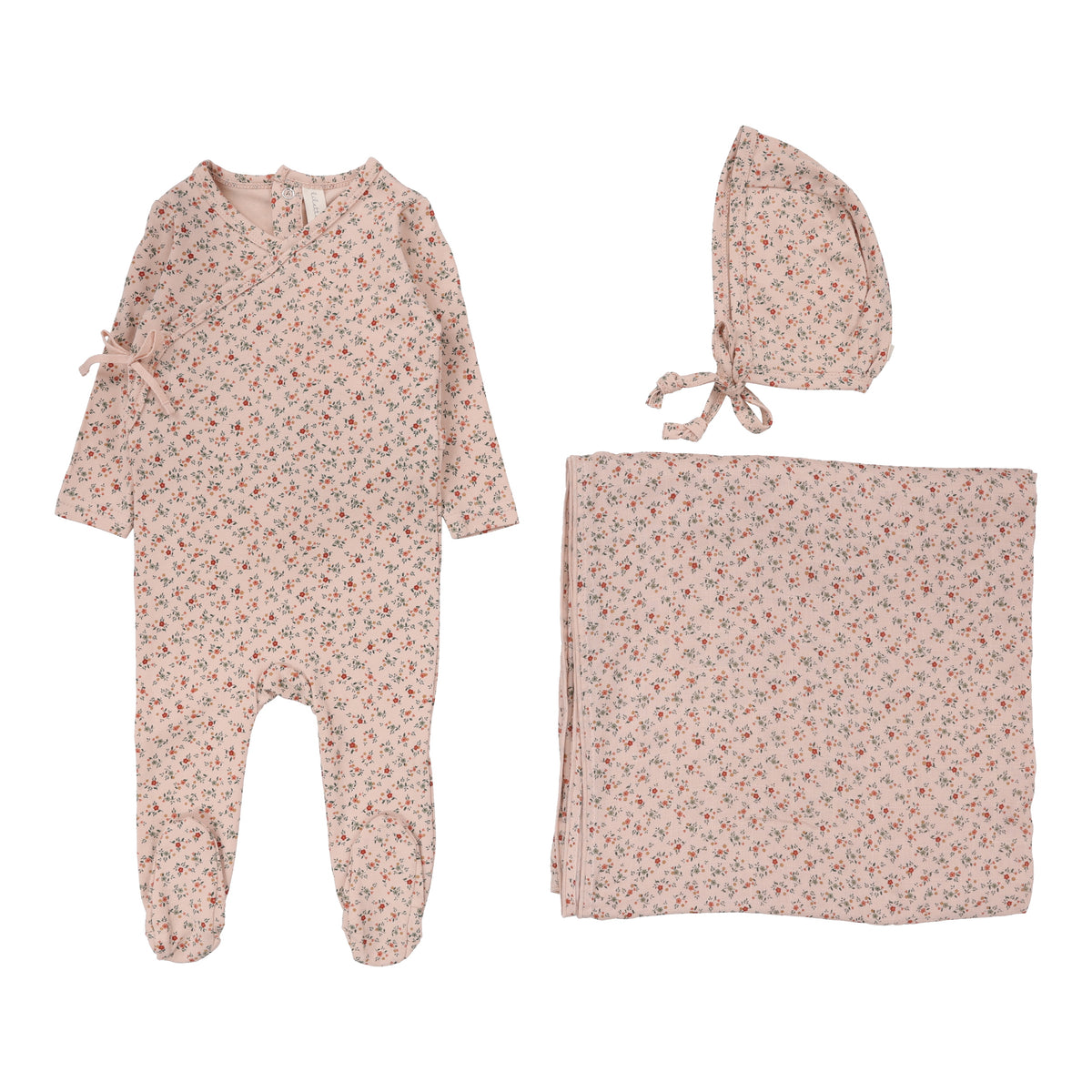 Lilette Bouquet Floral Short Sleeve Set - Rose/Floral main image 1