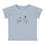 Lil Legs Bike Boys Tee - Light Blue