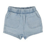 Lil Legs Pull On Shorts - Light Wash