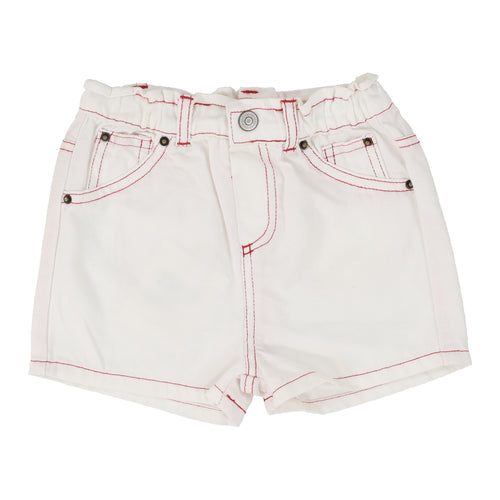 Lil Legs Girls Shorts - White
