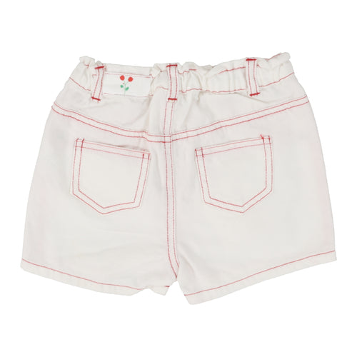Lil Legs Girls Shorts - White