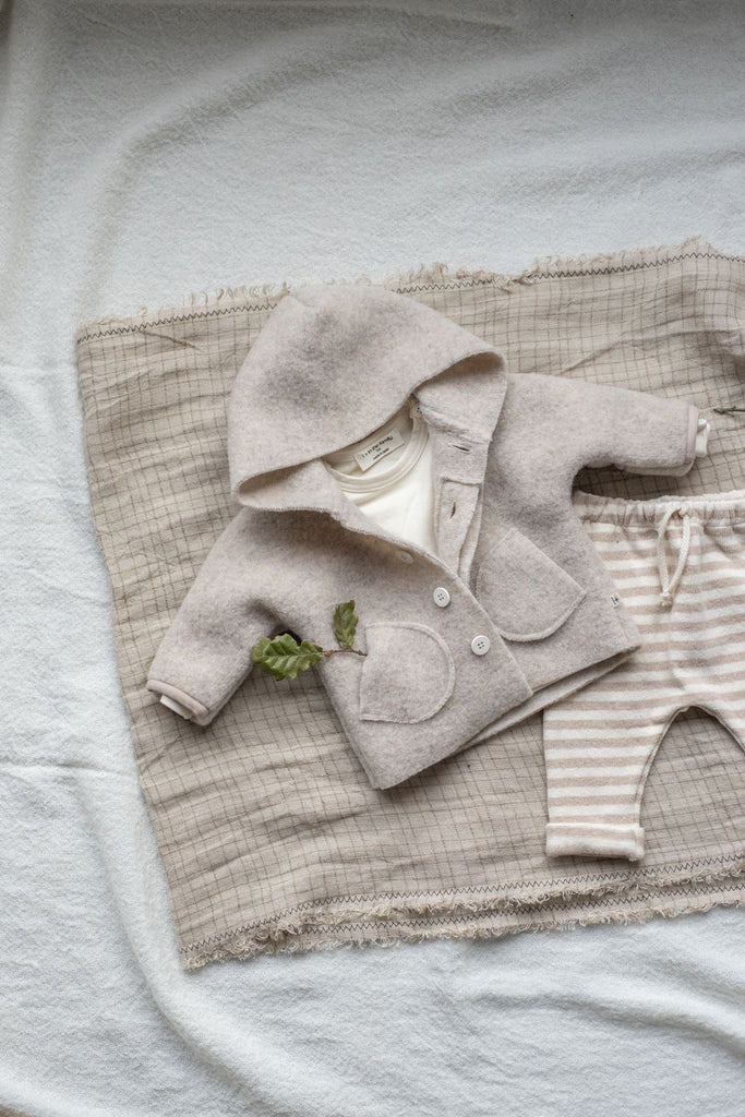 1+ in the Family Jannick Hooded Jacket - Beige