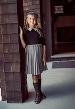 Load image into Gallery viewer, Coco Blanc Gingham Pleated Skirt