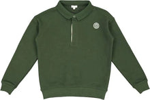 Load image into Gallery viewer, Lil Legs Logo Sweatshirt Polo - Green