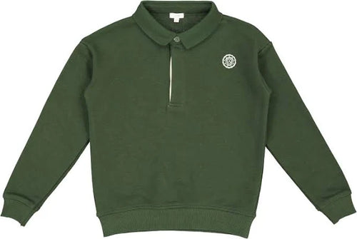 Lil Legs Logo Sweatshirt Polo - Green