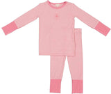 Lil Legs Striped Lounge Set - Fresh Pink Stripe