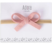 Load image into Gallery viewer, Adora Rose Waffle Mini Bow Headband