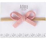 Adora Rose Waffle Mini Bow Headband